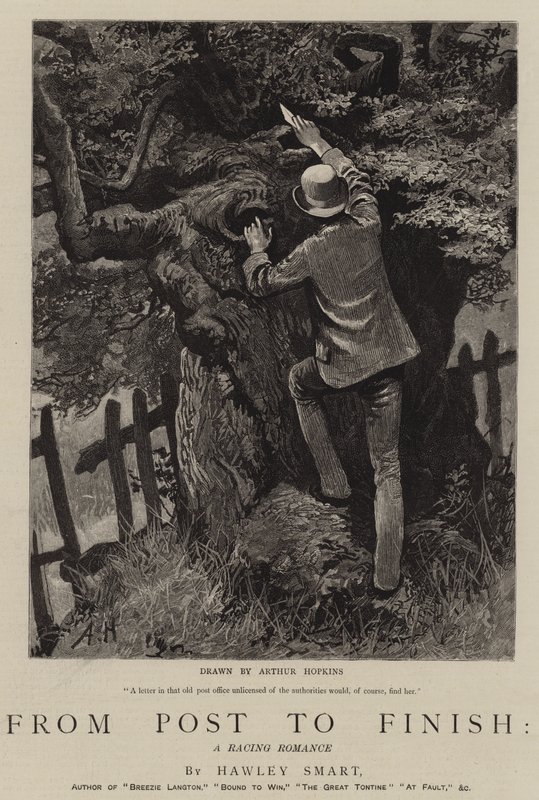 Od postu do mety, wyścigowy romans autorstwa Arthur Hopkins