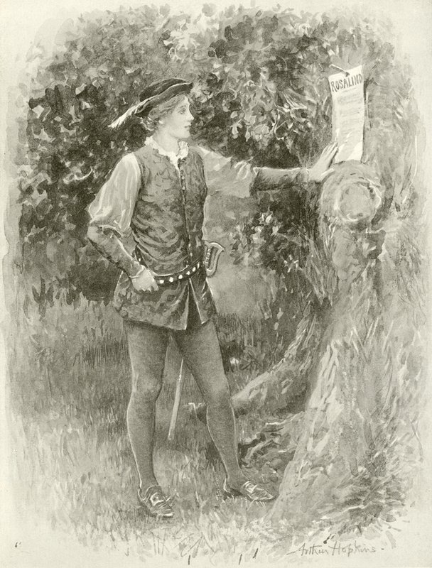 Rosalind (grawiura) autorstwa Arthur Hopkins