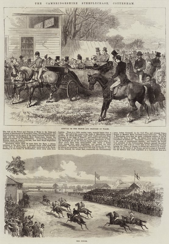 Cambridgeshire Steeplechase, Cottenham autorstwa Arthur Hopkins
