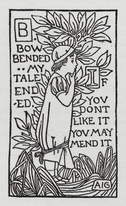 Hans Christian Andersen: Finis (lito) autorstwa Arthur Joseph Gaskin