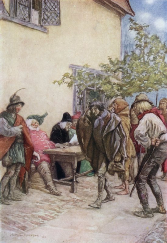Król Henryk IV część 2 autorstwa Arthur Rackham