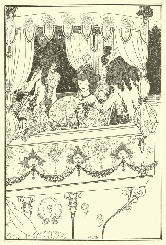 Barka (litografia) autorstwa Aubrey (after) Beardsley