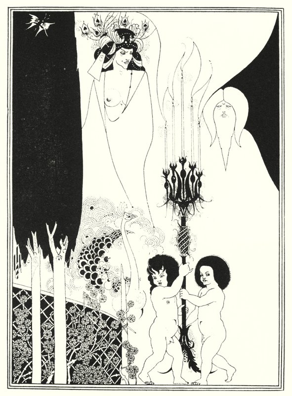 Oczy Heroda (rycina) autorstwa Aubrey (after) Beardsley