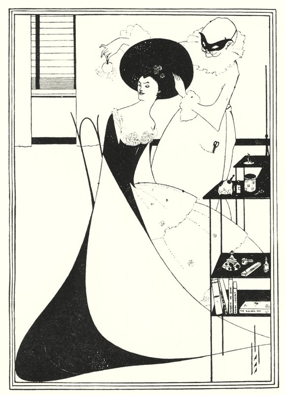 Toaleta Salome (grawerowanie) autorstwa Aubrey (after) Beardsley