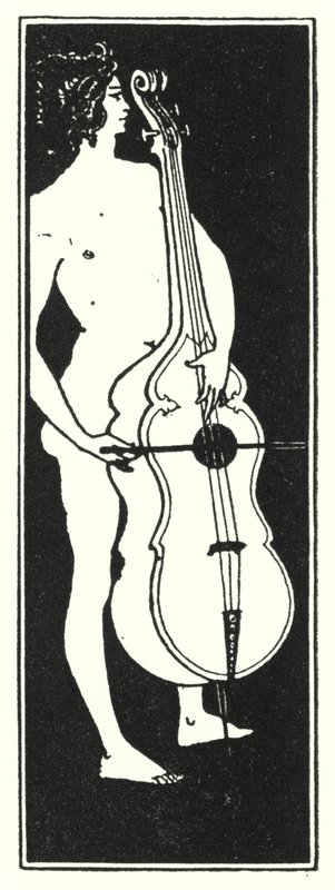 Ornament na stronie tytułowej (rycina) autorstwa Aubrey (after) Beardsley