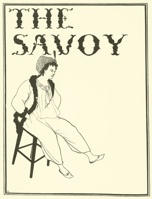 Projekt okładki, Savoy autorstwa Aubrey Beardsley