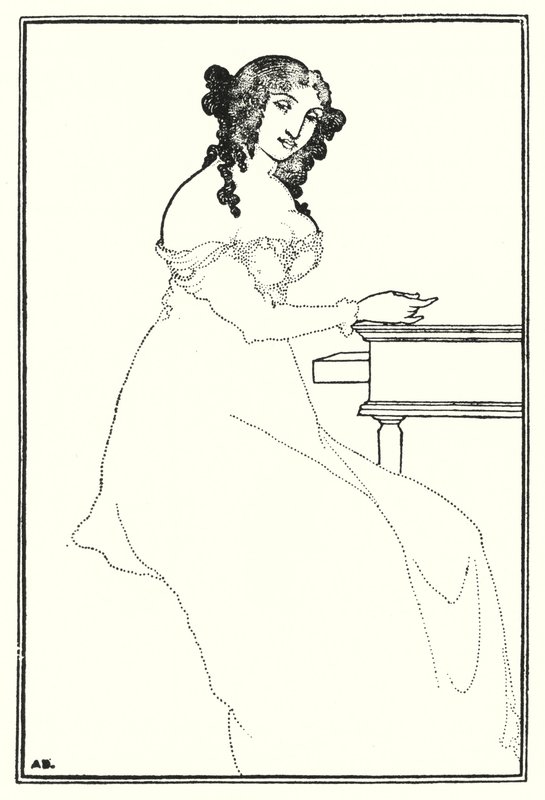 Fronton autorstwa Aubrey Beardsley