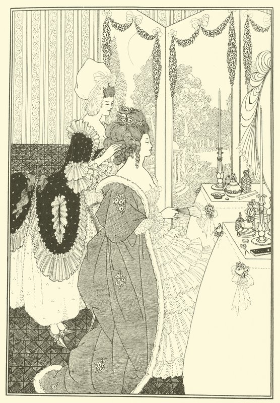 Toaleta autorstwa Aubrey Beardsley