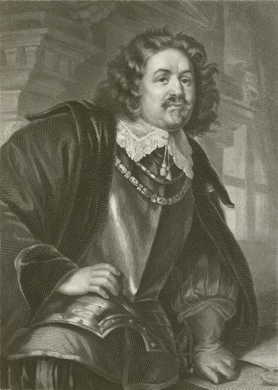 Octavio Piccolomini (grawerowanie) autorstwa August Friedrich Pecht