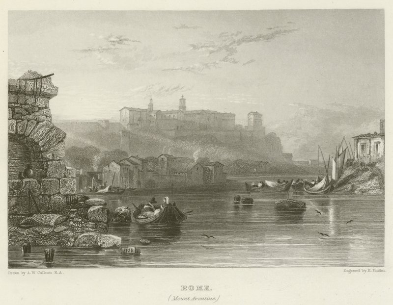 Rzym, Awentyn autorstwa Augustus Wall Callcott