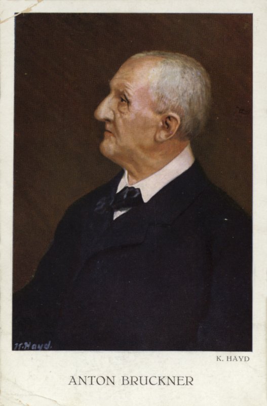 Anton Bruckner, austriacki kompozytor (1824-1896) autorstwa Austrian School