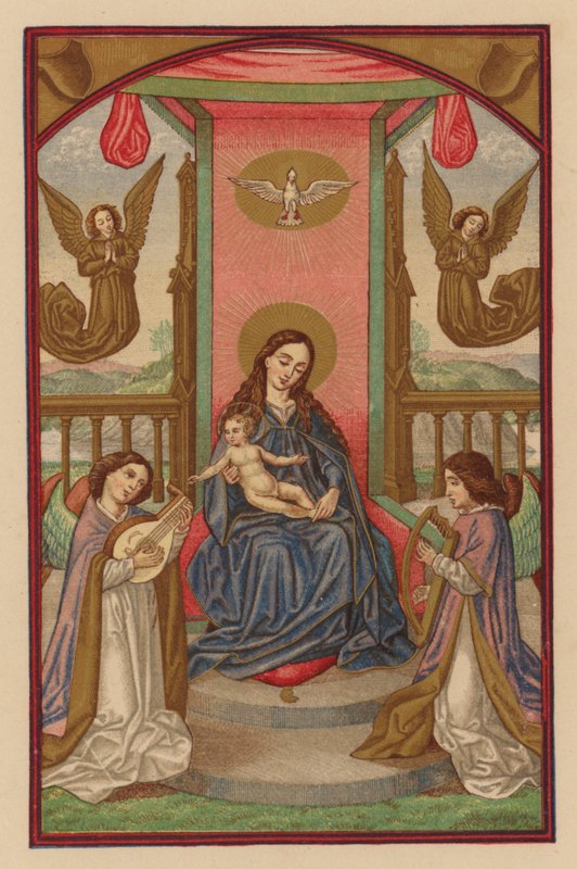 Jezus król aniołów (chromolith) autorstwa Austrian School