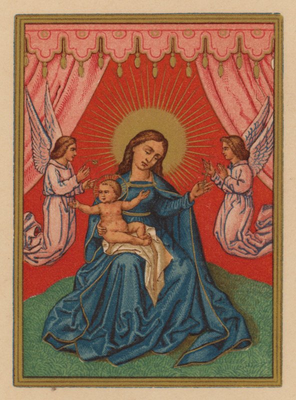 Mater Dei (chromolit) autorstwa Austrian School