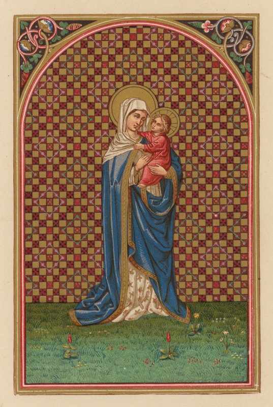 śliczna matka (chromolit) autorstwa Austrian School