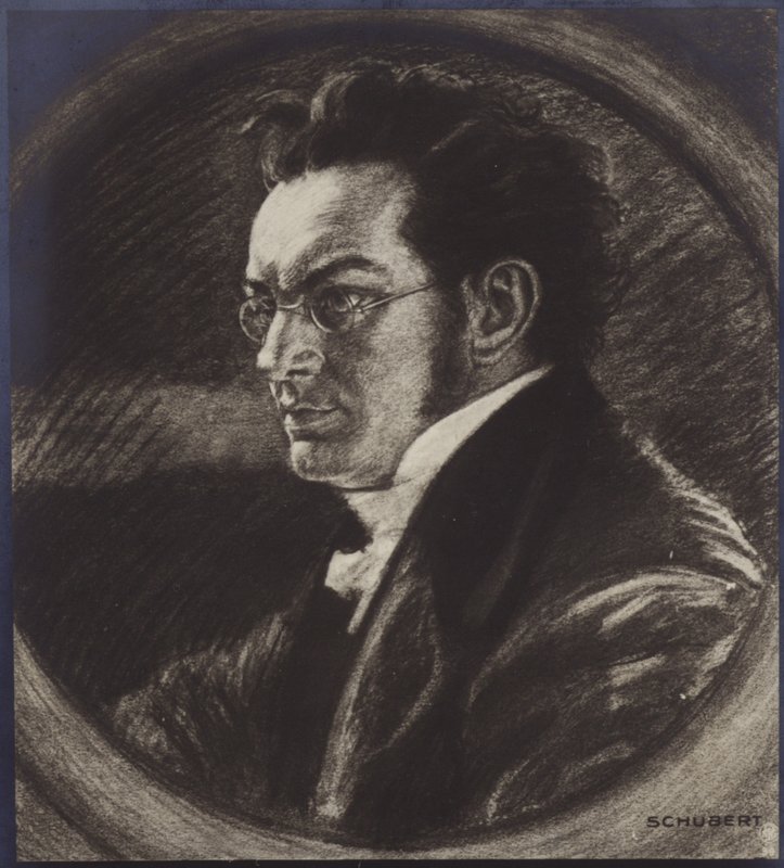 Portret Franza Schuberta autorstwa Austrian School