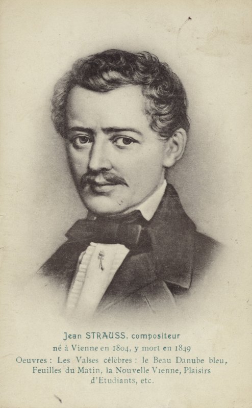 Portret Johanna Straussa II autorstwa Austrian School