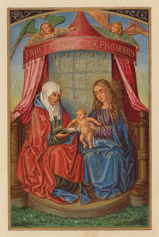 S Anna (chromolitho) autorstwa Austrian School