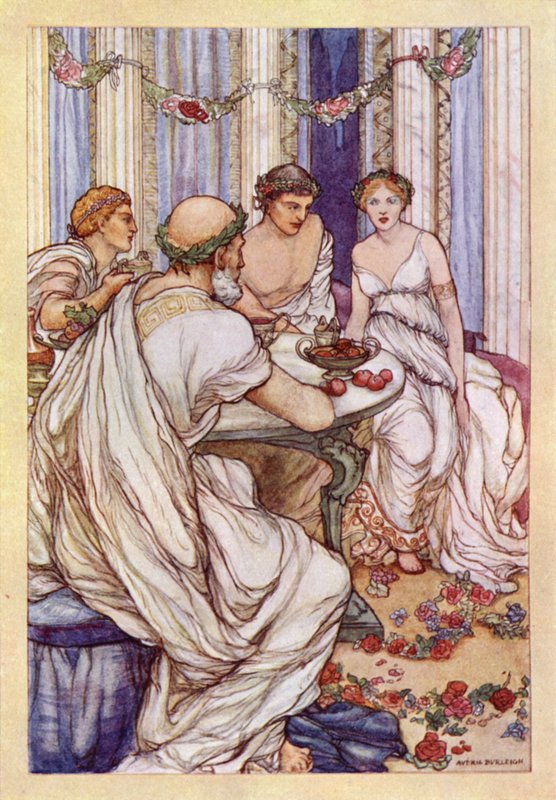 John Keats: Lamia (kolor lito) autorstwa Averil Mary Burleigh