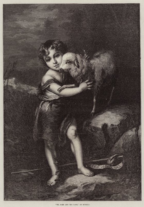 Św. Jan i Baranek autorstwa Bartolomé Esteban Murillo