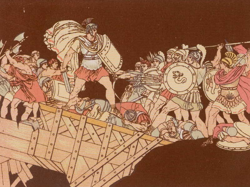 Horatius na moście autorstwa Bartolomeo Pinelli