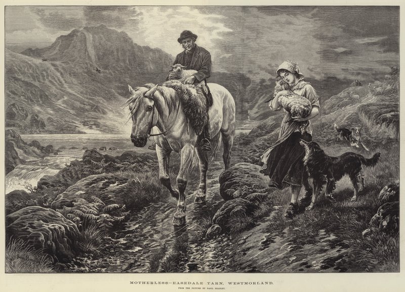 Motherless, Easedale Tarn, Westmorland autorstwa Basil Bradley