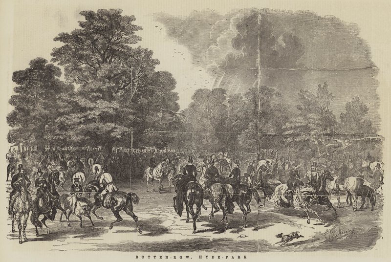 Rotten-Row, Hyde-Park autorstwa Benjamin Herring