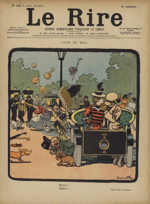 Ilustracja do Le Rire autorstwa Benjamin Rabier