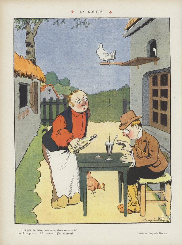Ilustracja do Le Rire autorstwa Benjamin Rabier