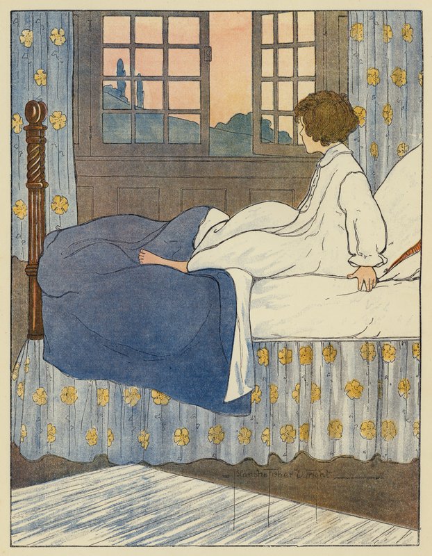 Pianie koguta autorstwa Blanche Fisher Wright