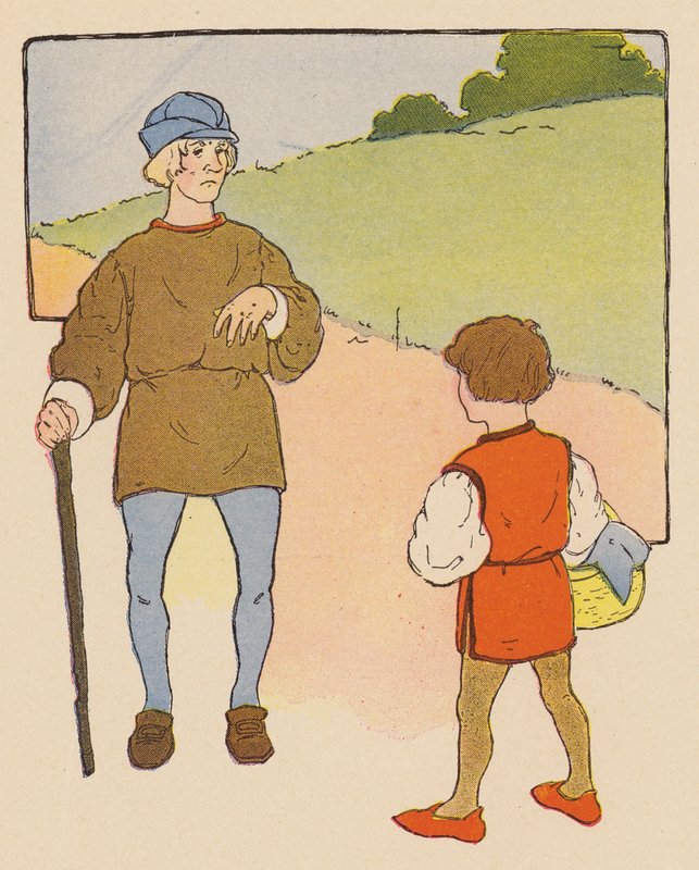 Rymowanka: Bandy Legs (kolorowa litografia) autorstwa Blanche Fisher Wright