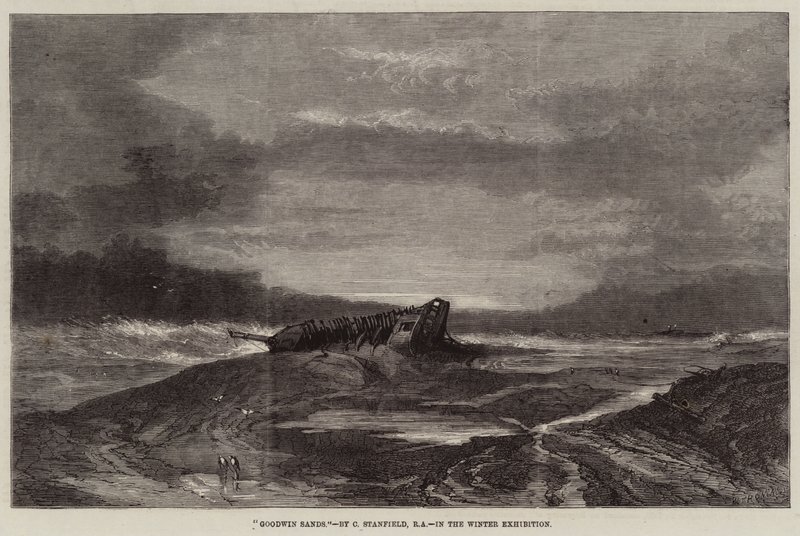 Goodwin Sands autorstwa C. Stanfield