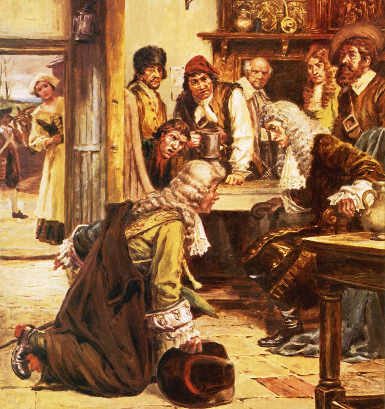 Król Jakub II autorstwa C.L. Doughty