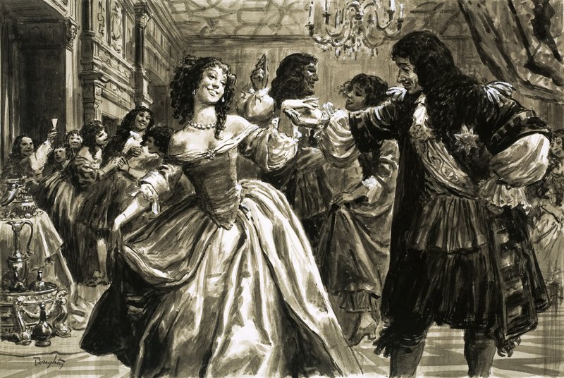 Niezidentyfikowani tancerze towarzyscy (XVII wiek) autorstwa C.L. Doughty