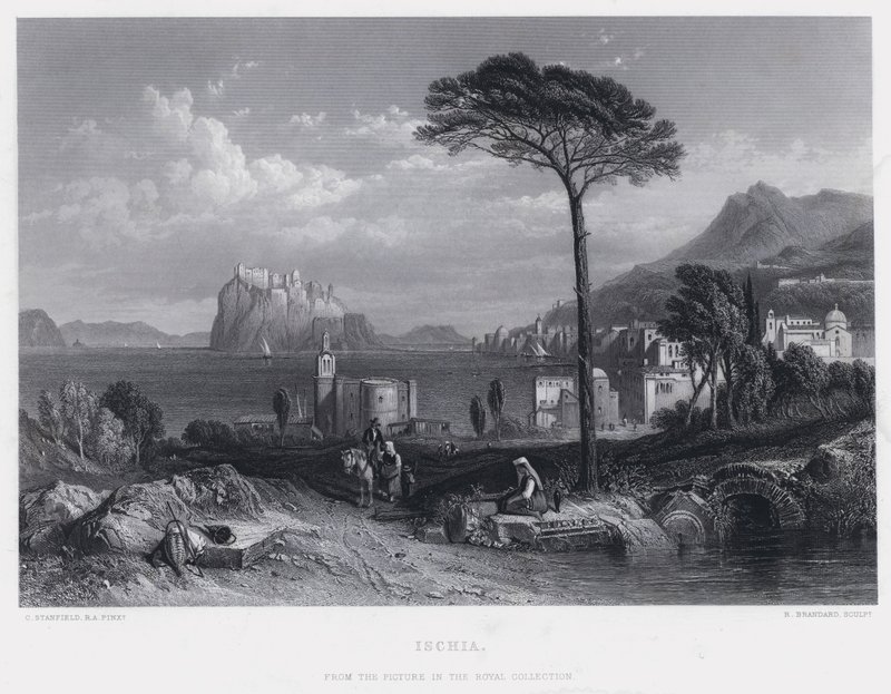 Ischia (grawerowanie) autorstwa C. (after) Stanfield