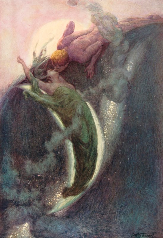 Świt (litografia kolorowa) autorstwa C. Dudley (after) Tennant