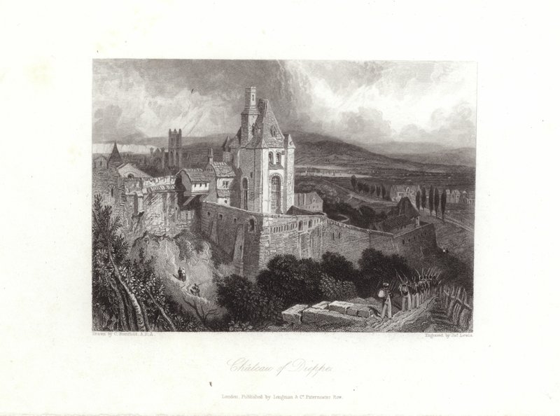 Zamek Dieppe autorstwa C. Stanfield