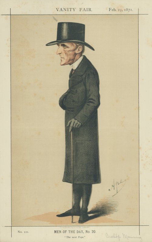 Arcybiskup He Manning autorstwa Carlo Pellegrini