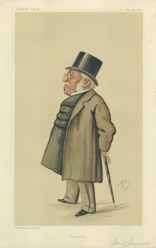 Pan Henry Hansard autorstwa Carlo Pellegrini