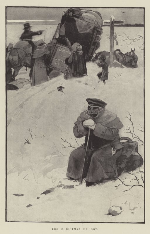 Boże Narodzenie, które dostał autorstwa Cecil Charles Windsor Aldin