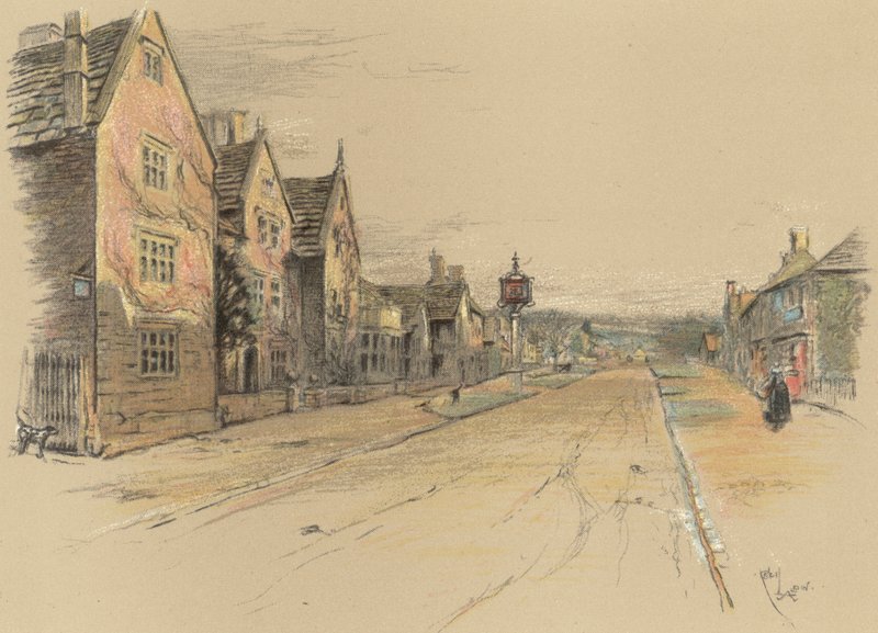 Ramiona Lygonu, Broadway autorstwa Cecil Charles Windsor Aldin