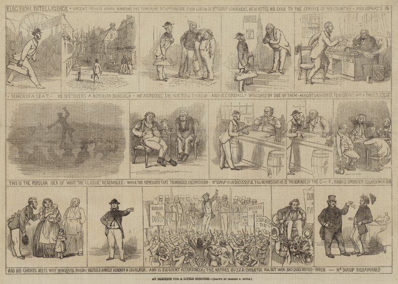 Wybory dla małej gminy autorstwa Charles Altamont Doyle