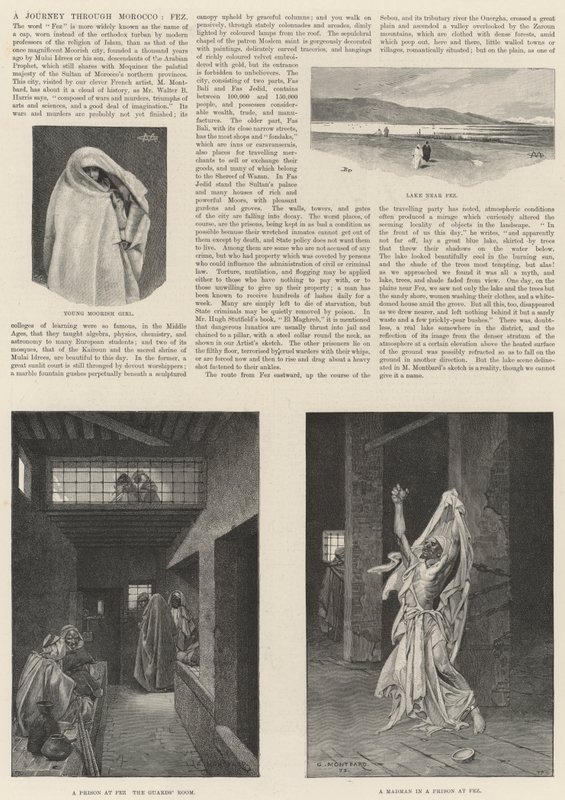 Podróż przez Maroko, Fez autorstwa Charles Auguste Loye