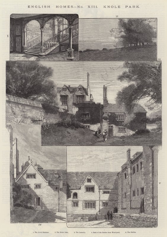 Park Knole autorstwa Charles Auguste Loye