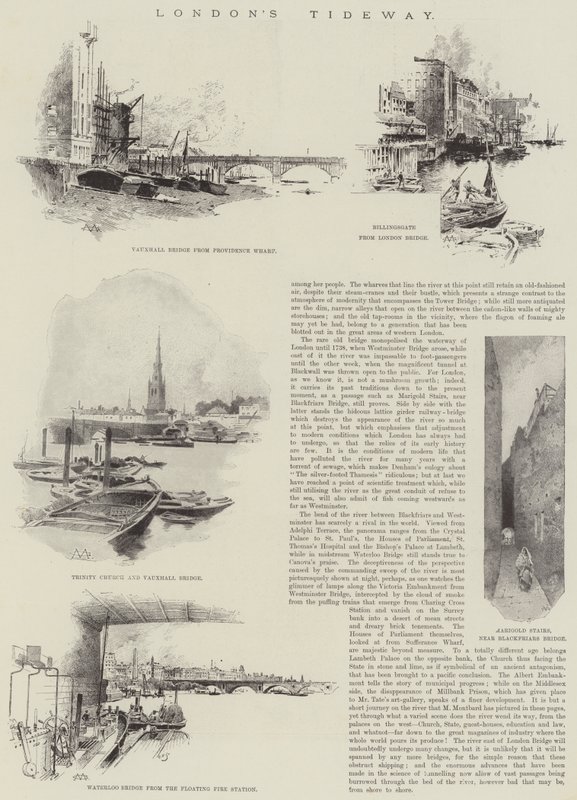 Londyńska fala autorstwa Charles Auguste Loye