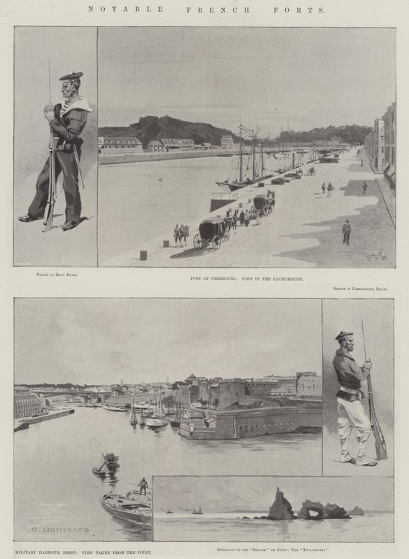 Wybitne francuskie forty autorstwa Charles Auguste Loye