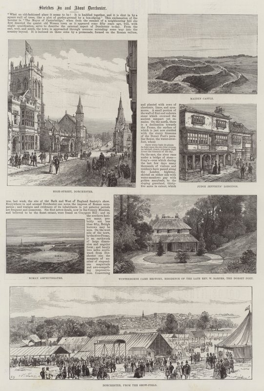 Szkice w Dorchester i o nim autorstwa Charles Auguste Loye
