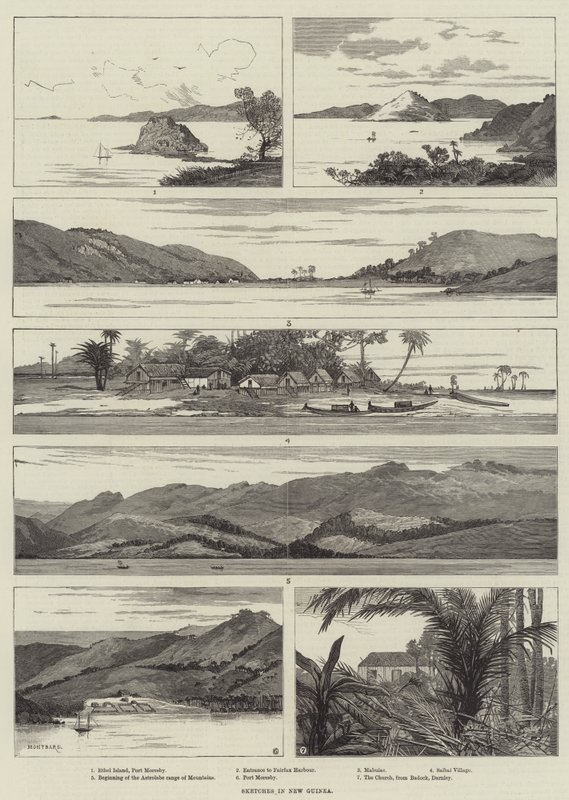 Szkice z Nowej Gwinei autorstwa Charles Auguste Loye