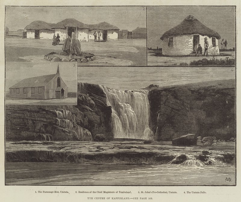 Centrum Kaffirlandu autorstwa Charles Auguste Loye