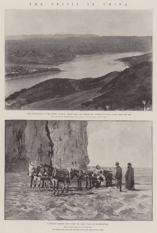 Kryzys w Chinach autorstwa Charles Auguste Loye
