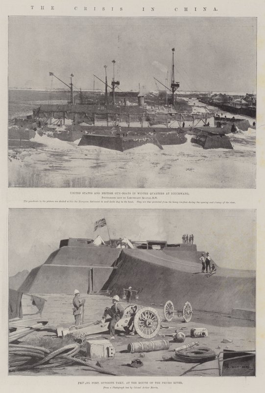 Kryzys w Chinach autorstwa Charles Auguste Loye